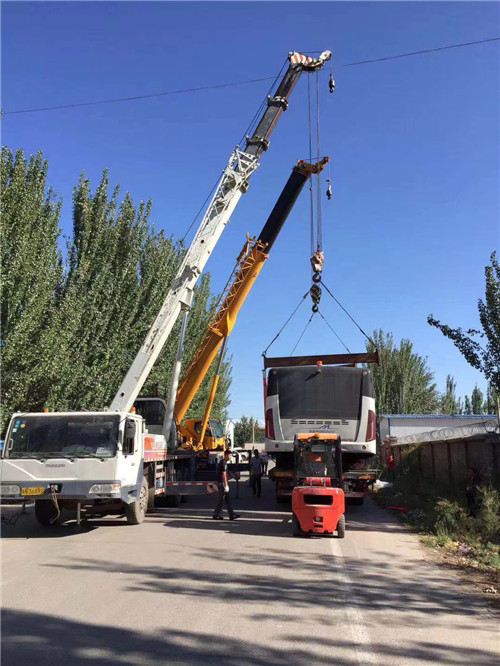 崇信县港口集装箱搬运案例